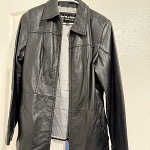 Wilson Women's Black Leather Jacket